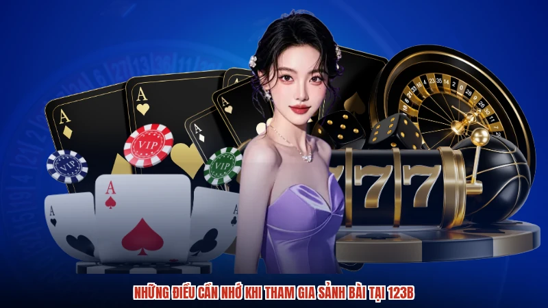 Những điều cần nhớ khi tham gia sảnh bài tại 123B