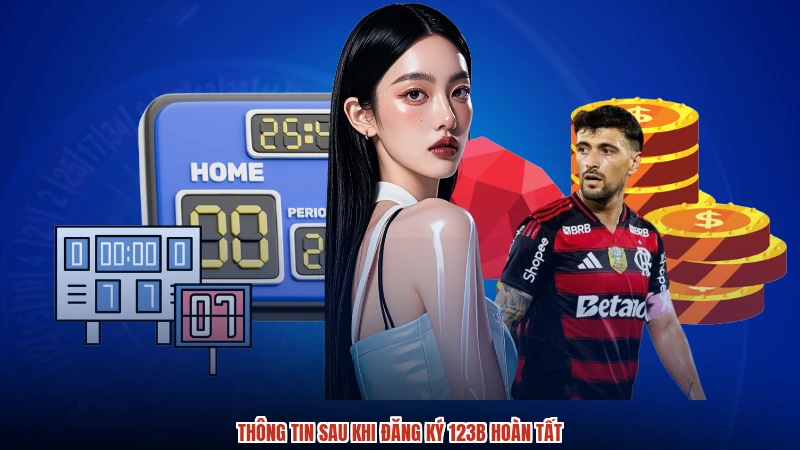 Thông tin sau khi đăng ký 123B hoàn tất