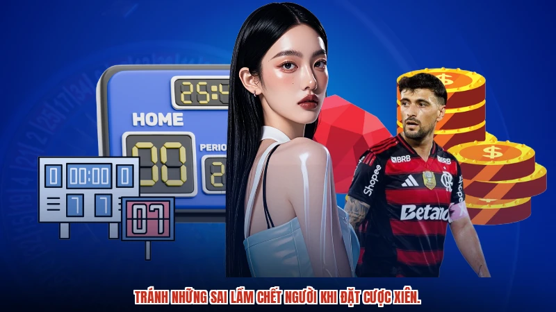 Tránh những sai lầm chết người khi đặt cược xiên.